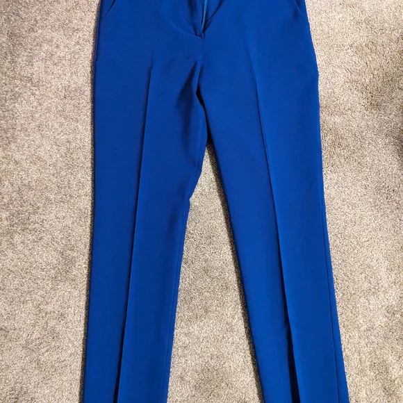 Electric Blue Petite Women's Pantsuit - Picture 4 of 7